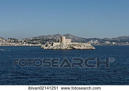 Château d'If, prison of the Count of Monte Cristo according to Alexandre Dumas, on the island Ile d'If, bay of Marseilles, France, Europe View Large Photo Image Stock Image - Château d'If, prison of the Count of Monte Cristo according to Alexandre Dumas, on the island Ile d'If, bay of Marseilles, France, Europe. Fotosearch