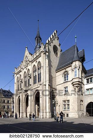 City Hall, Erfurt, Thuringia, Germany, Europe, PublicGround, Europe View Large Photo Image Stock Image - City Hall, Erfurt, Thuringia, Germany, Europe, PublicGround, Europe. Fotosearch