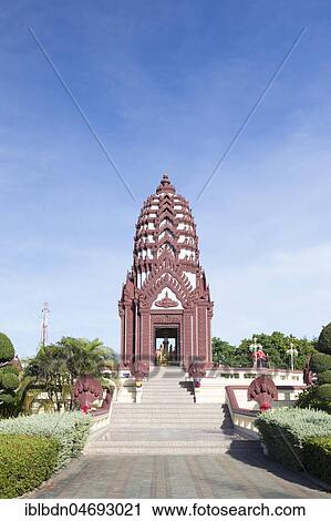 Stock Image - City Pillar of Prachuap Khiri Khan, Thailand, Asia. Fotosearch