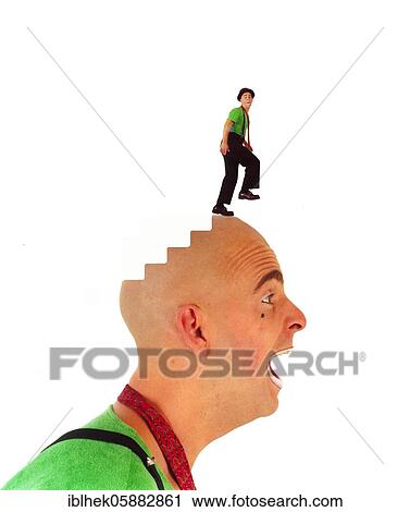 Clown, stairs in the head, Berlin, Germany, Europe View Large Photo Image Stock Image - Clown, stairs in the head, Berlin, Germany, Europe. Fotosearch
