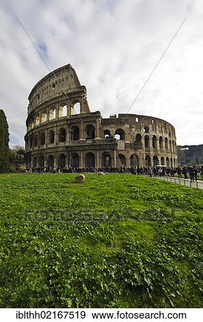 Colosseum, Rome, Lazio, Italy, Europe View Large Photo Image Stock Photo - Colosseum, Rome, Lazio, Italy, Europe. Fotosearch