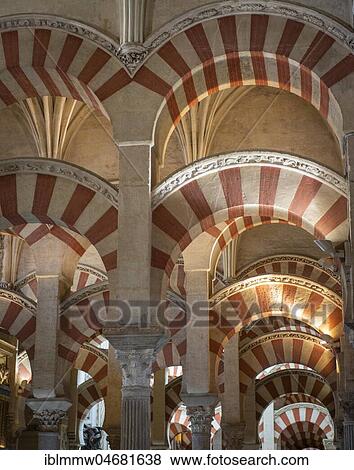 Columned hall with arches in Moorish style, prayer hall of the former mosque, Mezquita-Catedral de Córdoba or Cathedral of the Conception of Our Lady, Córdoba, province of Cordoba, Andalusia, Spain, Europe View Large Photo Image Stock Photo - Columned hall with arches in Moorish style, prayer hall of the former mosque, Mezquita-Catedral de Córdoba or Cathedral of the Conception of Our Lady, Córdoba, province of Cordoba, Andalusia, Spain, Europe. Fotosearch