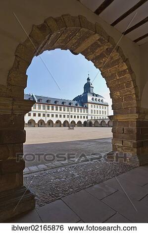 Courtyard in Schloss Friedenstein Castle, Gotha, Thuringia, Germany, Europe View Large Photo Image Stock Photograph - Courtyard in Schloss Friedenstein Castle, Gotha, Thuringia, Germany, Europe. Fotosearch