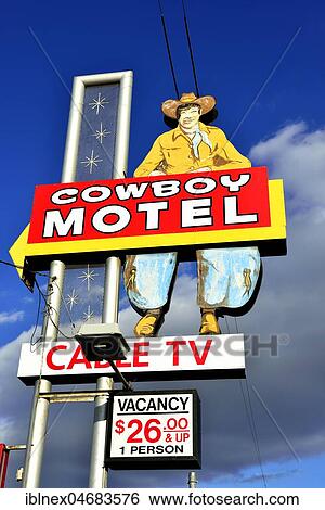 Cowboy Motel, Route 66, Amarillo, Texas, United States, North America View Large Photo Image Stock Photograph - Cowboy Motel, Route 66, Amarillo, Texas, United States, North America. Fotosearch