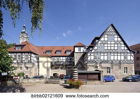 Stock Photo - Creutznacher House, Eisenach, Thuringia, Germany, Europe, PublicGround, Europe. Fotosearch