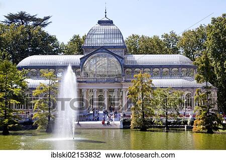 Crystal Palace, Palacio de Cristal, in the Parque del Buen Retiro in Madrid, Spain, Europe View Large Photo Image Stock Image - Crystal Palace, Palacio de Cristal, in the Parque del Buen Retiro in Madrid, Spain, Europe. Fotosearch