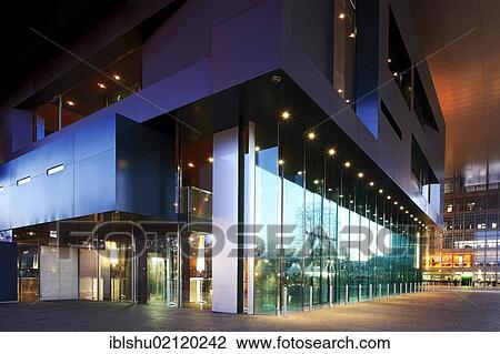 Stock Image - Culture and Congress Centre Lucerne, built by the architect Jean Nouvel, Lucerne, Switzerland, Europe. Fotosearch