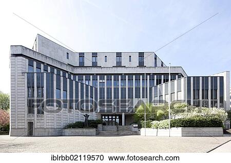 Stock Image - Deutsche Bundesbank, German Federal Bank, Aachen branch, Aachen, North Rhine-Westphalia, Germany, Europe, PublicGround, Europe. Fotosearch