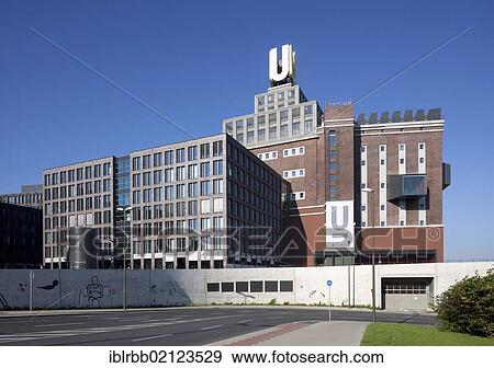 Stock Photo - Dortmund U, U Tower, former Union Brewery, centre for art and culture, service location, Dortmund, Ruhr Area, North Rhine-Westphalia, Germany, Europe, PublicGround, Europe. Fotosearch