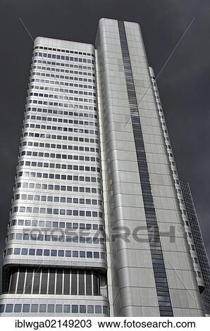 Dresdner Bank Tower Silver Tower Headquarters Of Deutsche Bahn