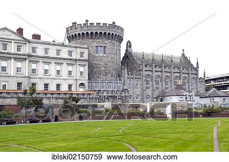 Dublin Castle, Dublin, Ireland, Europe View Large Photo Image Stock Photo - Dublin Castle, Dublin, Ireland, Europe. Fotosearch