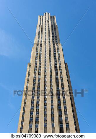 East facade of 30 Rockefeller Plaza, Comcast Building, Rockefeller Center, Manhattan, New York City, USA, North America View Large Photo Image Stock Photo - East facade of 30 Rockefeller Plaza, Comcast Building, Rockefeller Center, Manhattan, New York City, USA, North America. Fotosearch