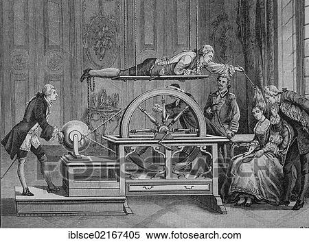 Electricity experiment in the 18th Century, historical engraving, 1880 View Large Photo Image Stock Photography - Electricity experiment in the 18th Century, historical engraving, 1880. Fotosearch