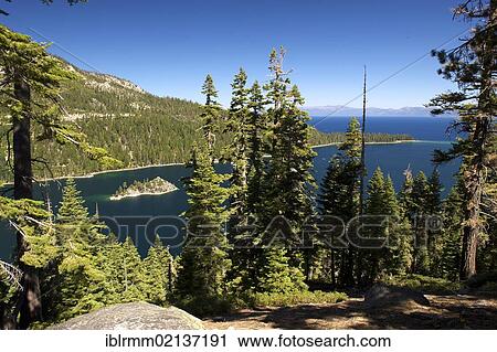 Emerald Bay, Lake Tahoe, California, USA, North America View Large Photo Image Stock Image - Emerald Bay, Lake Tahoe, California, USA, North America. Fotosearch