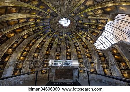 Stock Image - Entrance to Bunker Museum, Museum Bunk'Art 2, former Nuclear Bunker, City Centre, Tirana, Albania, Europe. Fotosearch