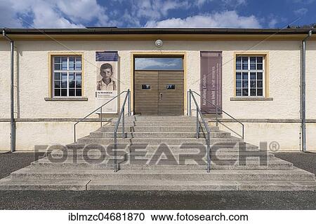 Entrance to the former prisoner's kitchen, today exhibition room in the concentration camp memorial Flossenbürg, Flossenbürg, Upper Palatinate, Bavaria, Germany, Europe View Large Photo Image Stock Image - Entrance to the former prisoner's kitchen, today exhibition room in the concentration camp memorial Flossenbürg, Flossenbürg, Upper Palatinate, Bavaria, Germany, Europe. Fotosearch