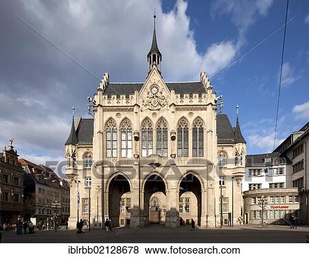 Erfurt city hall, Erfurt, Thuringia, Germany, Europe, PublicGround, Europe View Large Photo Image Stock Photo - Erfurt city hall, Erfurt, Thuringia, Germany, Europe, PublicGround, Europe. Fotosearch