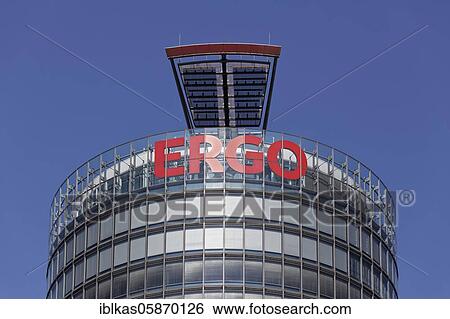 ERGO Insurance Group Tower, Group Headquarters, Düsseldorf, North Rhine-Westphalia, Germany, Europe View Large Photo Image Stock Photograph - ERGO Insurance Group Tower, Group Headquarters, Düsseldorf, North Rhine-Westphalia, Germany, Europe. Fotosearch