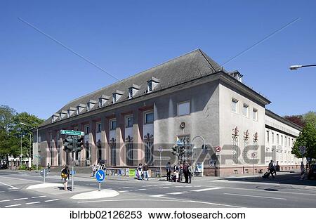Stock Image - Ernst-von-Huelsen Building, Philipps-University Marburg, Museum, Marburg, Hesse, Germany, Europe, PublicGround, Europe. Fotosearch