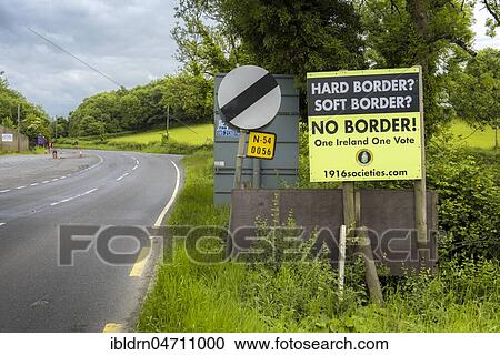 European border between the Republic of Ireland and Northern Ireland, which could become a hard border after the Brexite negotiations between the EU and Great Britain, Blacklion, County Cavan, Ireland, Europe View Large Photo Image Stock Image - European border between the Republic of Ireland and Northern Ireland, which could become a hard border after the Brexite negotiations between the EU and Great Britain, Blacklion, County Cavan, Ireland, Europe. Fotosearch