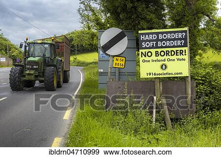European border between the Republic of Ireland and Northern Ireland, which could become a hard border after the Brexite negotiations between the EU and Great Britain, Blacklion, County Cavan, Ireland, Europe View Large Photo Image Stock Photo - European border between the Republic of Ireland and Northern Ireland, which could become a hard border after the Brexite negotiations between the EU and Great Britain, Blacklion, County Cavan, Ireland, Europe. Fotosearch