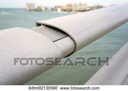 Expansion joint, bridge railing, Clearwater Beach, Florida, United States, USA, North America View Large Photo Image Stock Image - Expansion joint, bridge railing, Clearwater Beach, Florida, United States, USA, North America. Fotosearch