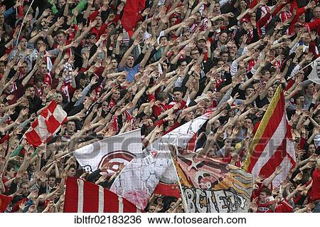 Fans of FSV Mainz 05 cheering, football Bundesliga, FSV Mainz 05 vs 1. FC Kaiserslautern, Coface-Arena, Mainz, Rhineland-Palatinate, Germany, Europe View Large Photo Image Stock Photograph - Fans of FSV Mainz 05 cheering, football Bundesliga, FSV Mainz 05 vs 1. FC Kaiserslautern, Coface-Arena, Mainz, Rhineland-Palatinate, Germany, Europe. Fotosearch