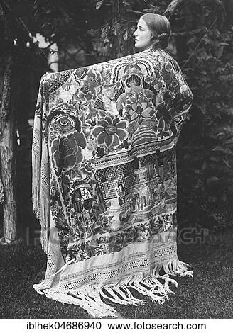 Fashion, woman wrapped in blanket, 1920s, Germany, Europe View Large Photo Image Stock Image - Fashion, woman wrapped in blanket, 1920s, Germany, Europe. Fotosearch