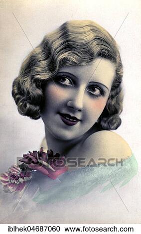 Fashion, young Women's Portrait, 1920s, Germany, Europe View Large Photo Image Stock Image - Fashion, young Women's Portrait, 1920s, Germany, Europe. Fotosearch