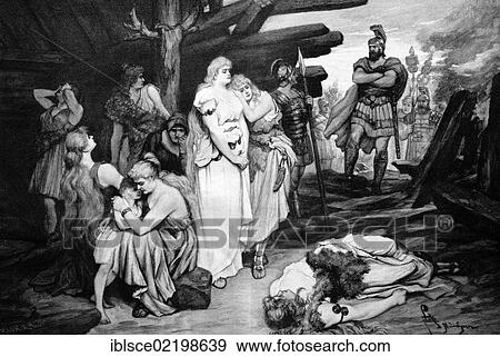 Female German prisoners at a Roman camp, historic wood engraving, about 1897 View Large Photo Image Stock Photo - Female German prisoners at a Roman camp, historic wood engraving, about 1897. Fotosearch