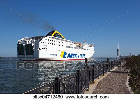 Ferry Elyros, Anek Lines, Venice, Italy, Ferry, Europe View Large Photo Image Stock Image - Ferry Elyros, Anek Lines, Venice, Italy, Ferry, Europe. Fotosearch