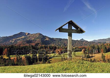 Field cross, Oytal Valley, Oberstdorf, Upper Allgaeu, Bavaria, Germany, Europe, PublicGround, Europe View Large Photo Image Stock Image - Field cross, Oytal Valley, Oberstdorf, Upper Allgaeu, Bavaria, Germany, Europe, PublicGround, Europe. Fotosearch