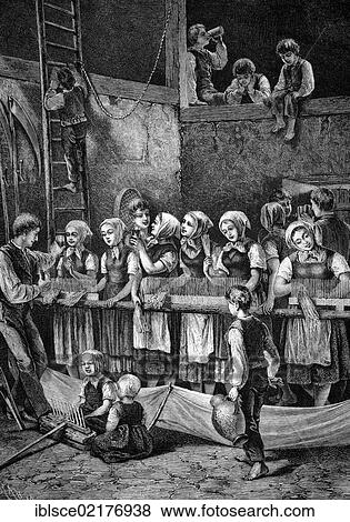 Flax processing, Vogelgebirge mountains, Slovakia, historical engraving of 1883, Europe View Large Photo Image Stock Photo - Flax processing, Vogelgebirge mountains, Slovakia, historical engraving of 1883, Europe. Fotosearch