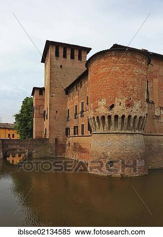 Stock Photography - Fontanellato Castle, Rocca Sanvitale, Emilia Romagna, Italy, Europe. Fotosearch
