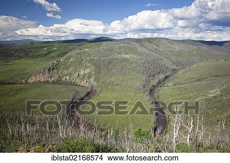 Picture - Fork River in Alaska, USA, North America. Fotosearch