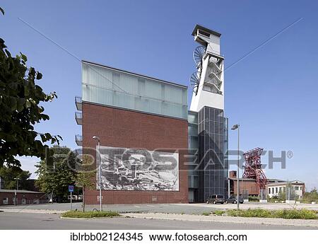 Stock Photography - Former Consolidation Coal Mine Industrial Complex, Consol cultural centre, music rehearsal centre, Gelsenkirchen, Ruhr Area, North Rhine-Westphalia, Germany, Europe, PublicGround, Europe. Fotosearch