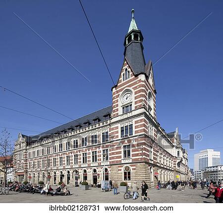 Former General Post Office, office and commercial building, Anger square, Erfurt, Thuringia, Germany, Europe, PublicGround, Europe View Large Photo Image Stock Image - Former General Post Office, office and commercial building, Anger square, Erfurt, Thuringia, Germany, Europe, PublicGround, Europe. Fotosearch
