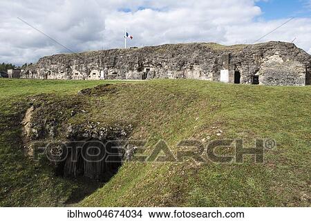 Picture - Fort de Vaux, Memorial and Museum, Battlefield of Verdun, First World War, Verdun, Grand Est, France, Europe. Fotosearch