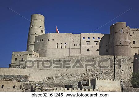 Fort Hisn Tamah, from the 17th Century, UNESCO World Heritage Site, Bahla, Oman, Arabian Peninsula, Middle East, Asia View Large Photo Image Stock Photography - Fort Hisn Tamah, from the 17th Century, UNESCO World Heritage Site, Bahla, Oman, Arabian Peninsula, Middle East, Asia. Fotosearch