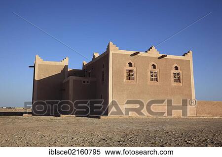 Fort Kuot Hmrat, near Taqah, southern Oman, Arabian Peninsula, Middle East, Asia View Large Photo Image Stock Photography - Fort Kuot Hmrat, near Taqah, southern Oman, Arabian Peninsula, Middle East, Asia. Fotosearch