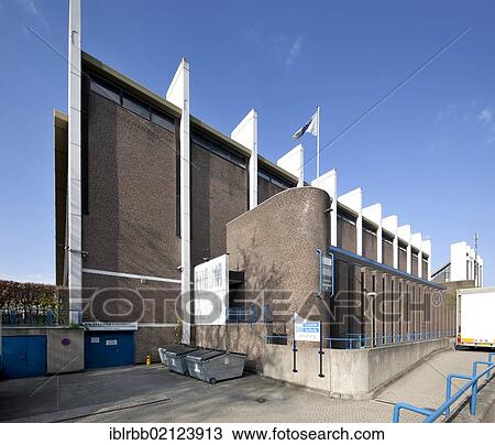 Stock Image - Forum Castrop-Rauxel, Europahalle, cultural and event centre, Castrop-Rauxel, Ruhr Area, North Rhine-Westphalia, Germany, Europe, PublicGround, Europe. Fotosearch