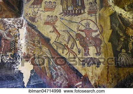 Frescoes in Byzantine Church of the Resurrection, Kisha e Ristozit, Mborje near Korca, Korça region, Albania, Europe View Large Photo Image Stock Photo - Frescoes in Byzantine Church of the Resurrection, Kisha e Ristozit, Mborje near Korca, Korça region, Albania, Europe. Fotosearch