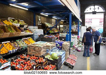 Fruits and vegetables in the wholesale market, Dublin City Fruit and Vegetable Market, in a Victorian indoor market hall in the Smithfield area, Dublin, Ireland, Europe View Large Photo Image Stock Image - Fruits and vegetables in the wholesale market, Dublin City Fruit and Vegetable Market, in a Victorian indoor market hall in the Smithfield area, Dublin, Ireland, Europe. Fotosearch