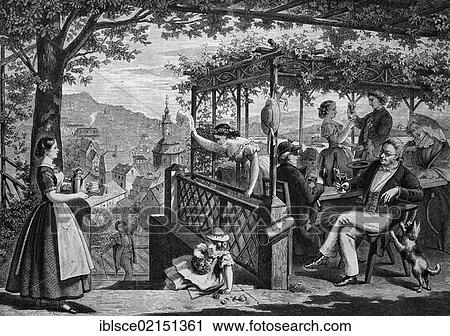 Garden restaurant or Burgberg, castle hill, near Loschwitz, Dresden, Saxony, historical engraving, 1869 View Large Photo Image Stock Image - Garden restaurant or Burgberg, castle hill, near Loschwitz, Dresden, Saxony, historical engraving, 1869. Fotosearch