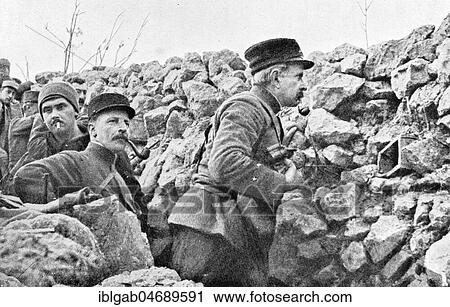 General Marchand inspecting trenches, Champagne, 1915, France, Europe View Large Photo Image Stock Image - General Marchand inspecting trenches, Champagne, 1915, France, Europe. Fotosearch