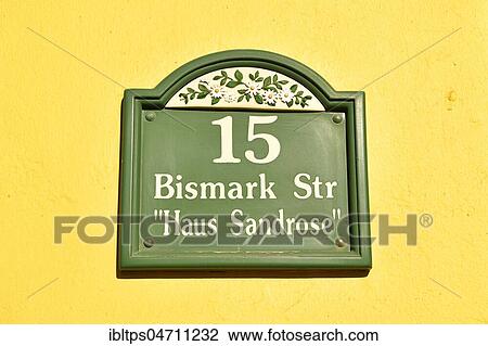 German street sign Bismark Straße on a wall, Lüderitz, Namibia, Africa View Large Photo Image Stock Image - German street sign Bismark Straße on a wall, Lüderitz, Namibia, Africa. Fotosearch