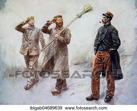 Stock Photo - German war prisoners at Dinan camp, 1914, France, Europe. Fotosearch