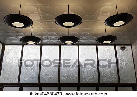 Glass relief by Jo Maes, cultural centre De Grote Post, former post office building, Ostend, West-Flanders, Belgium, Europe View Large Photo Image Stock Image - Glass relief by Jo Maes, cultural centre De Grote Post, former post office building, Ostend, West-Flanders, Belgium, Europe. Fotosearch