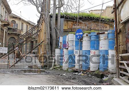 Greek-Turkish border in the divided city of Nicosia, Cyprus, Europe View Large Photo Image Stock Image - Greek-Turkish border in the divided city of Nicosia, Cyprus, Europe. Fotosearch