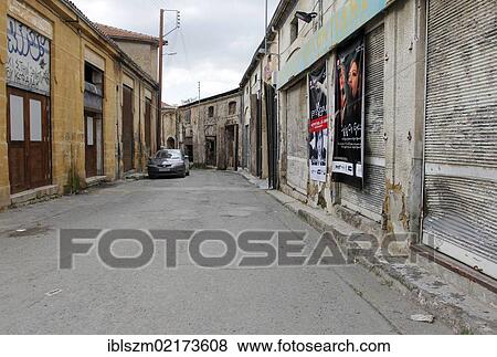 Greek-Turkish border in the divided city of Nicosia, Cyprus, Europe View Large Photo Image Stock Photo - Greek-Turkish border in the divided city of Nicosia, Cyprus, Europe. Fotosearch